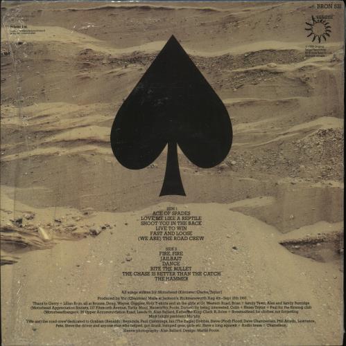 Motorhead Ace Of Spades - Shrink vinyl LP album (LP record) UK MOTLPAC885998