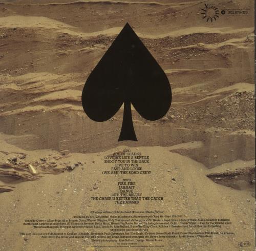 Motorhead Ace Of Spades vinyl LP album (LP record) German MOTLPAC603263