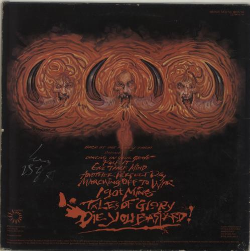 Motorhead Another Perfect Day - Autographed by Lemmy vinyl LP album (LP record) UK MOTLPAN687162