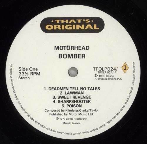 Motorhead Bomber / Ace Of Spades 2-LP vinyl record set (Double LP Album) UK MOT2LBO879419