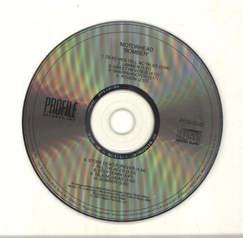 Motorhead Bomber CD album (CDLP) US MOTCDBO691047