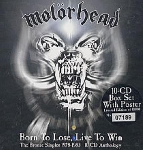 Motorhead Born To Lose, Live To Win - numbered box set UK MOTBXBO239230