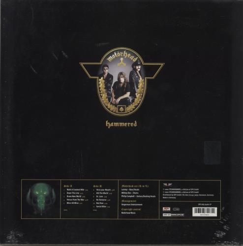 Motorhead Hammered - Sealed vinyl LP album (LP record) German MOTLPHA687055