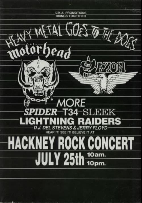 Motorhead Heavy Metal Goes To The Dogs tour programme UK MOTTRHE585146