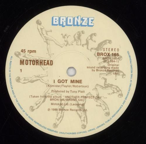 Motorhead I Got Mine - EX 12" vinyl single (12 inch record / Maxi-single) UK MOT12IG856068