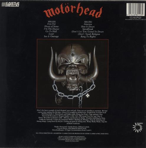 Motorhead Iron Fist vinyl LP album (LP record) UK MOTLPIR391499