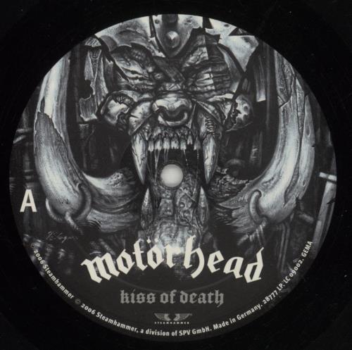 Motorhead Kiss Of Death vinyl LP album (LP record) German MOTLPKI867565