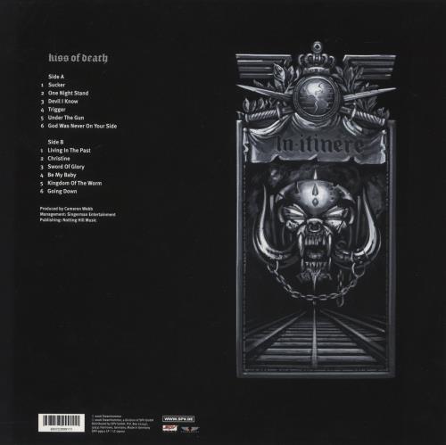 Motorhead Kiss Of Death vinyl LP album (LP record) German MOTLPKI867565