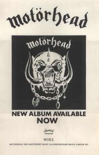 Motorhead Motorhead poster UK MOTPOMO735226