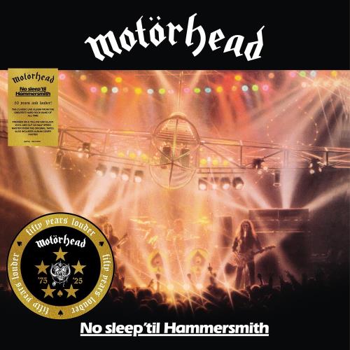 Motorhead No Sleep 'til Hammersmith - Yellow & Black Vinyl + Poster - Sealed vinyl LP album (LP record) UK MOTLPNO873281