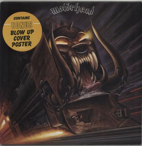 Motorhead Orgasmatron + Poster vinyl LP album (LP record) Australian MOTLPOR658158