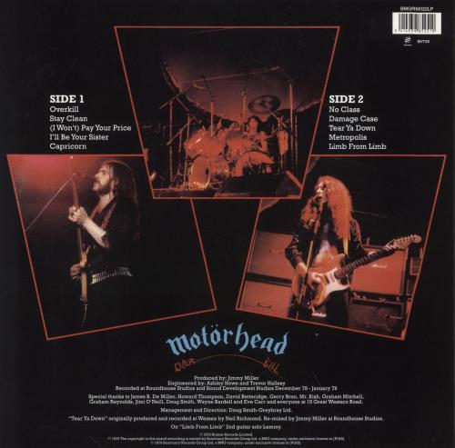 Motorhead Over Kill - 180gm vinyl LP album (LP record) UK MOTLPOV677114