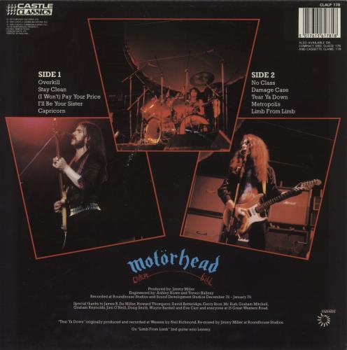 Motorhead Overkill vinyl LP album (LP record) UK MOTLPOV391502