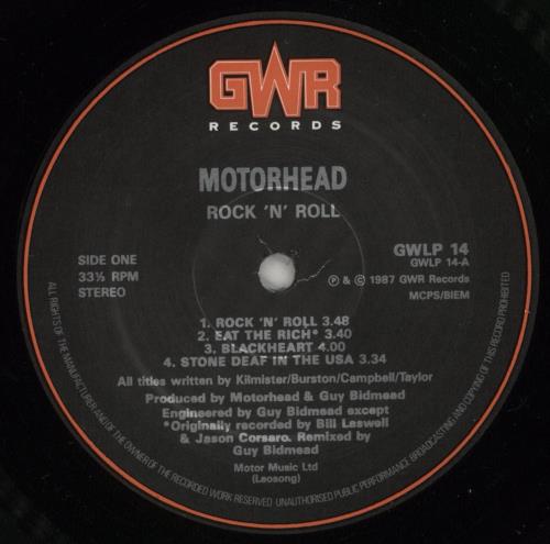 Motorhead Rock 'N' Roll vinyl LP album (LP record) UK MOTLPRO460383