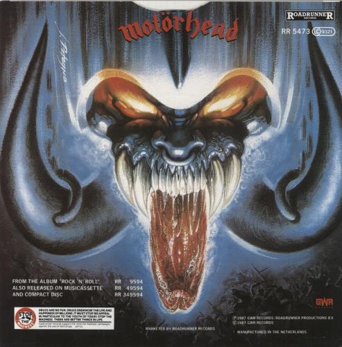 Motorhead Rock 'N' Roll 7" vinyl single (7 inch record / 45) Dutch MOT07RO525618