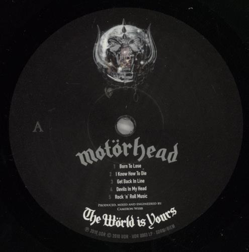 Motorhead The World Is Yours vinyl LP album (LP record) UK MOTLPTH877223