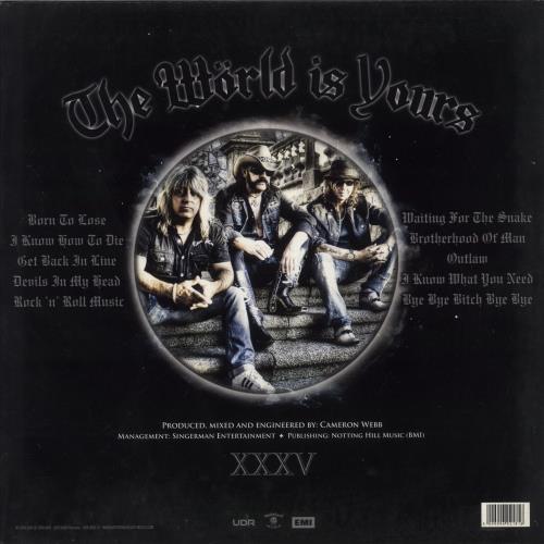 Motorhead The World Is Yours vinyl LP album (LP record) UK MOTLPTH877223