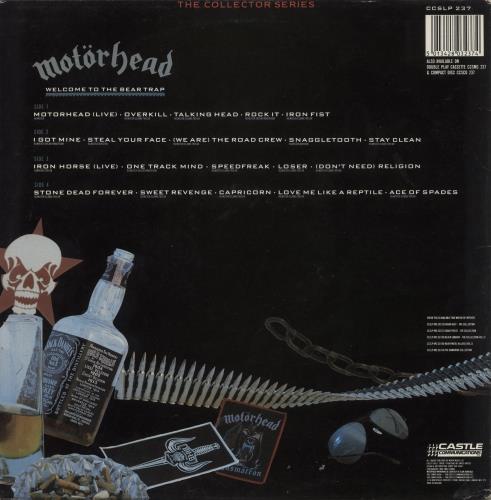 Motorhead Welcome To The Bear Trap - EX 2-LP vinyl record set (Double LP Album) UK MOT2LWE866003