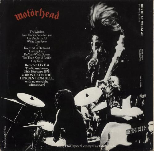 Motorhead What's Words Worth? vinyl LP album (LP record) German MOTLPWH867583