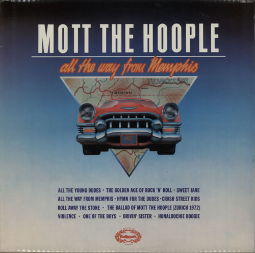 Mott The Hoople All The Way From Memphis vinyl LP album (LP record) UK MHOLPAL610027