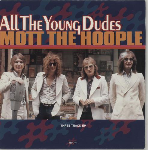 Mott The Hoople All The Young Dudes 7" vinyl single (7 inch record / 45) UK MHO07AL311999