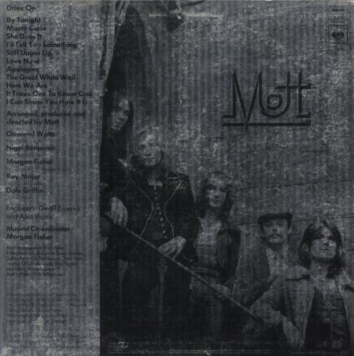 Mott The Hoople Drive On vinyl LP album (LP record) UK MHOLPDR445278