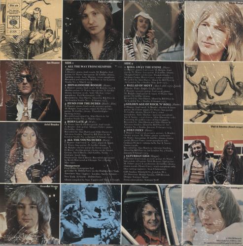 Mott The Hoople Greatest Hits + insert - Shrink vinyl LP album (LP record) UK MHOLPGR864095