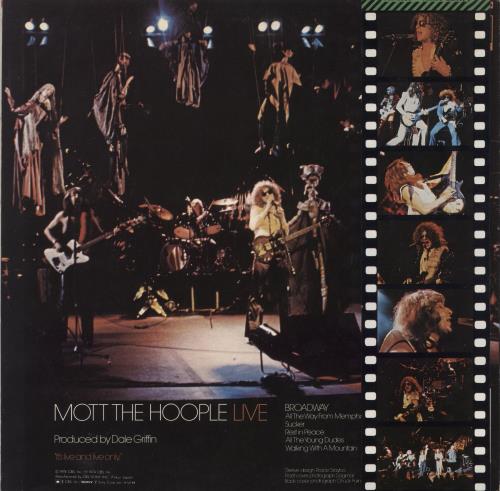 Mott The Hoople Live - With Booklet vinyl LP album (LP record) Japanese MHOLPLI258105