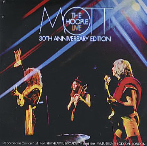 Mott The Hoople Live CD-R acetate UK MHOCRLI293748