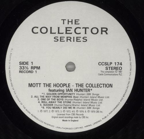 Mott The Hoople The Collection 2-LP vinyl record set (Double LP Album) UK MHO2LTH572890