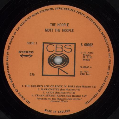 Mott The Hoople The Hoople - Hype Stickered vinyl LP album (LP record) UK MHOLPTH133163