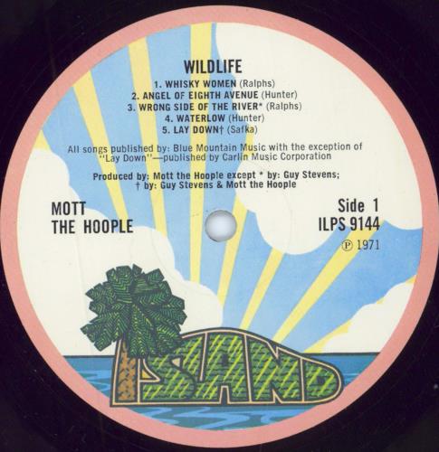 Mott The Hoople Wildlife - VG+ vinyl LP album (LP record) UK MHOLPWI796773