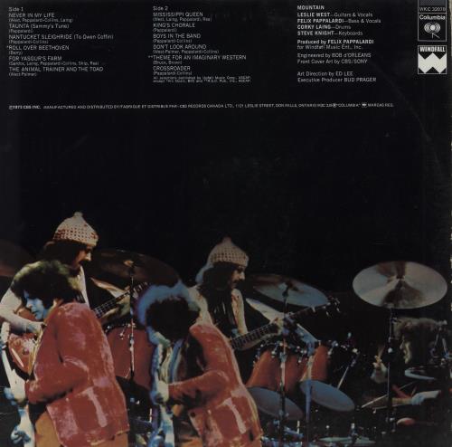 Mountain Best Of Mountain - EX vinyl LP album (LP record) Canadian MOULPBE760389