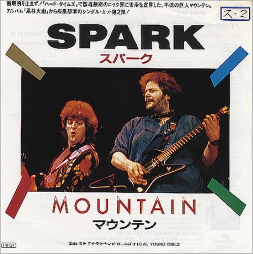 Mountain Spark 7" vinyl single (7 inch record / 45) Japanese MOU07SP210542