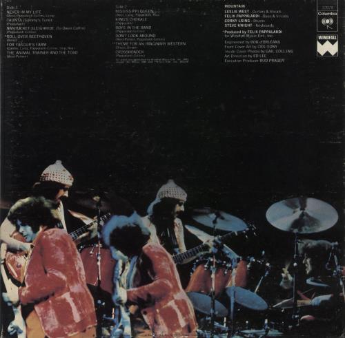 Mountain The Best Of Mountain vinyl LP album (LP record) US MOULPTH602197