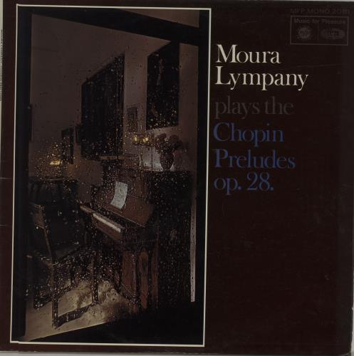 Moura Lympany Chopin: Preludes, Op.28 vinyl LP album (LP record) UK N91LPCH687456