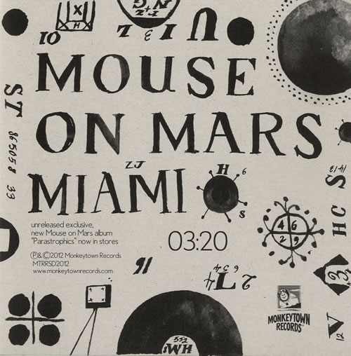Mouse On Mars Miami 7" vinyl single (7 inch record / 45) UK MNM07MI565132