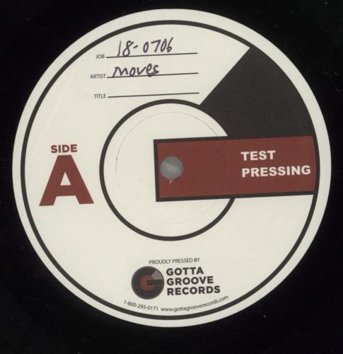 Moves Moves - Test Pressing vinyl LP album (LP record) US -41LPMO890005