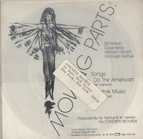 Moving Parts Do The American - Sticker Sealed 7" vinyl single (7 inch record / 45) US -P707DO883188