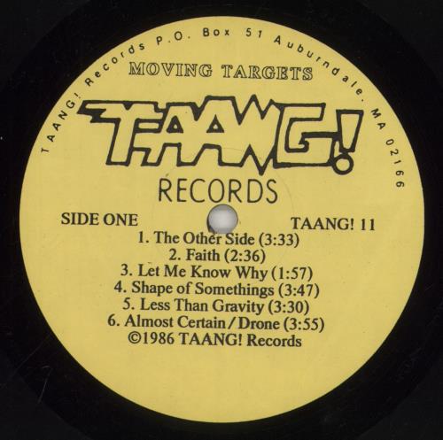 Moving Targets Burning In Water vinyl LP album (LP record) US NPVLPBU860502