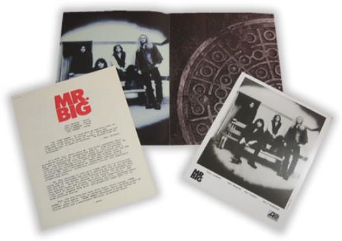 Mr Big (US) Bump Ahead media press pack US MRBPPBU28292