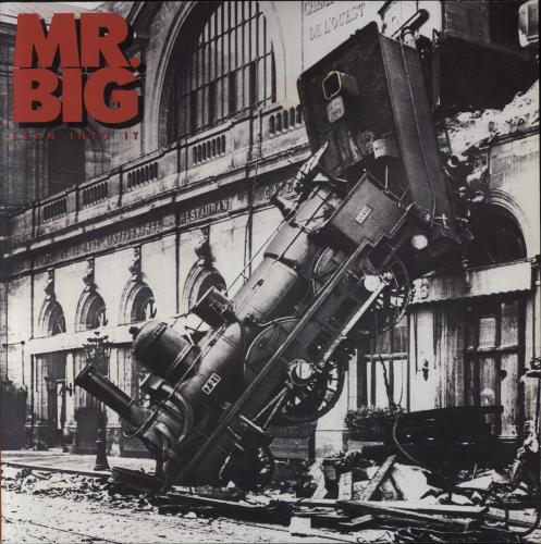 Mr Big (US) Lean Into It - Promo Stickered vinyl LP album (LP record) German MRBLPLE857409