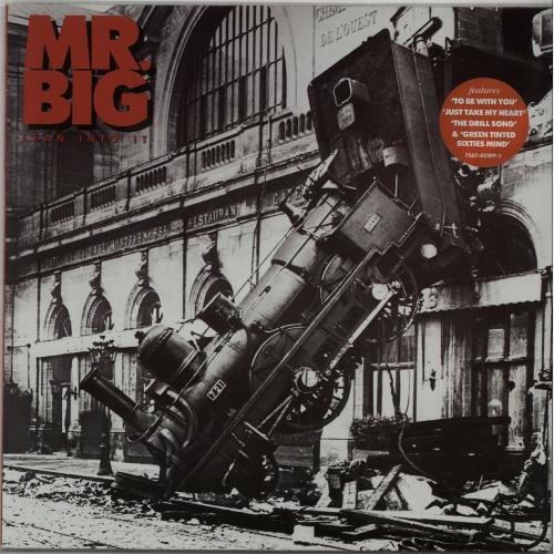 Mr Big (US) Lean Into It - Song hype sticker vinyl LP album (LP record) German MRBLPLE648201