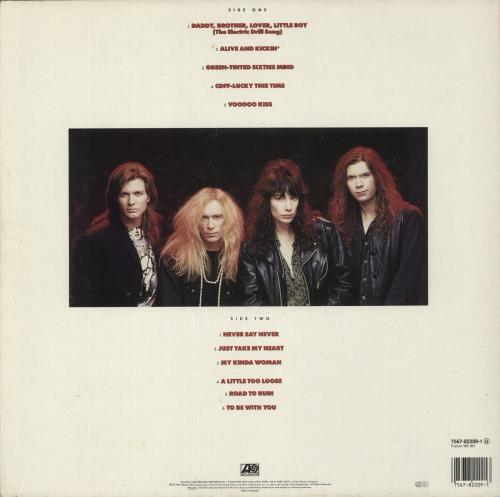Mr Big (US) Lean Into It - VG vinyl LP album (LP record) German MRBLPLE867384