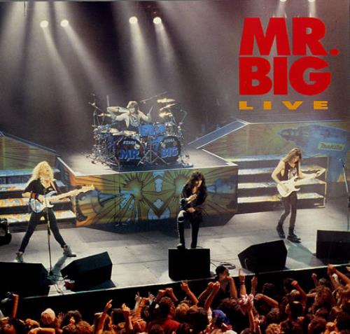 Mr Big (US) Live vinyl LP album (LP record) German MRBLPLI64088