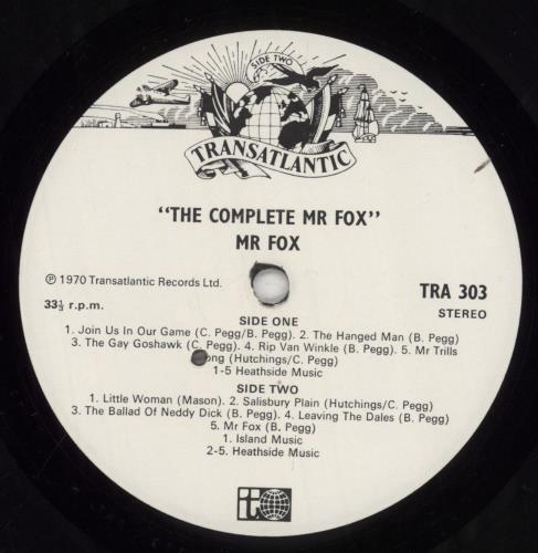 Mr Fox The Complete Mr Fox - EX 2-LP vinyl record set (Double LP Album) UK M.R2LTH856575
