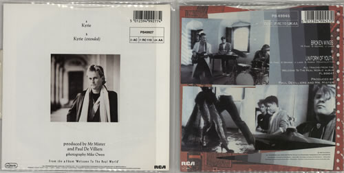 Mr Mister Broken Wings & Kyrie - Double pack 7" vinyl single (7 inch record / 45) UK MRM07BR570477