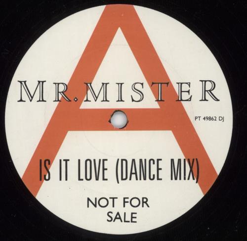 Mr Mister Is It Love - Promo 12" vinyl single (12 inch record / Maxi-single) UK MRM12IS875648