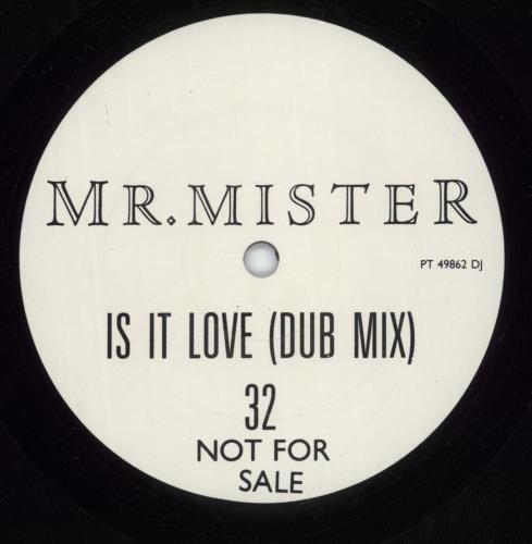 Mr Mister Is It Love - Promo 12" vinyl single (12 inch record / Maxi-single) UK MRM12IS875648