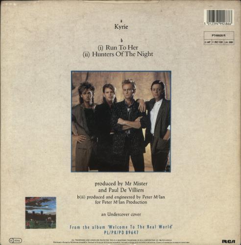 Mr Mister Kyrie 12" vinyl single (12 inch record / Maxi-single) UK MRM12KY116528